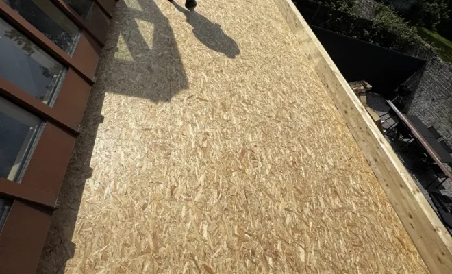 Pose du plancher osb 22mm 