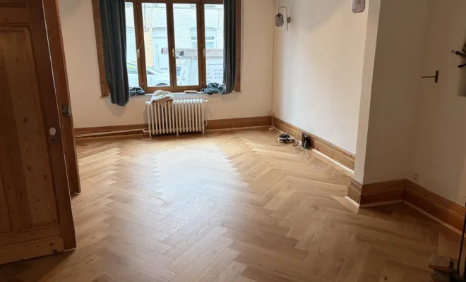 Réfection parquet bois chêne bâton rompu , Lille, ALEX & SAM